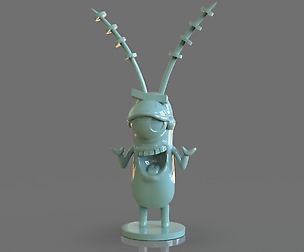 Plankton Arttoy Sculpture
