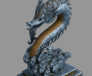 Zhentian Palace-Wall-Statue 02