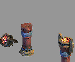 Zhentian Palace-Pillars-Small Objects
