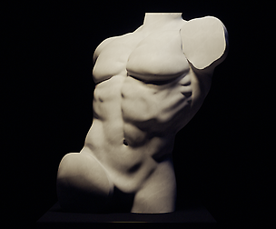 Fantasy anatomy of the male torso - Jesse Guy