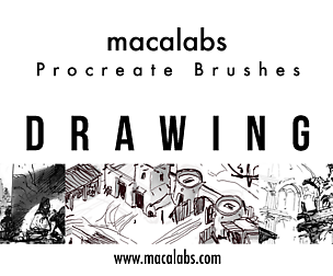 MACALABS_Drawing. Procreate Brushpack