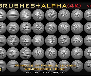 50 fold brushes for fabri+ Alpha- Vol 02