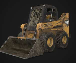 Skidloader PBR 3D