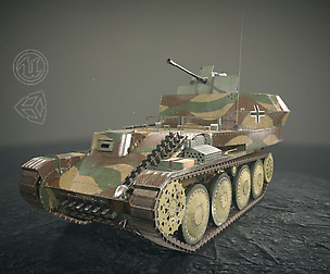 Flakpanzer 38 Gepard Tank