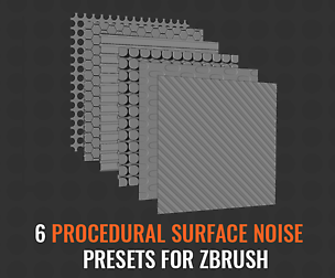 6 Surface Noise for ZBrush