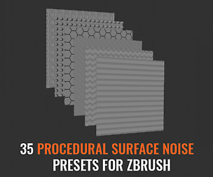 35 Surface Noise for Zbrush