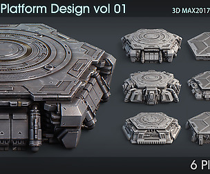 Sci-Fi Mecha Platform Kit Vol 1