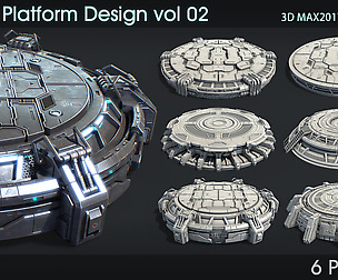 Sci-Fi Mecha Platform Kit Vol 2