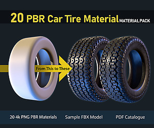 20 PBR Car Tier Material
