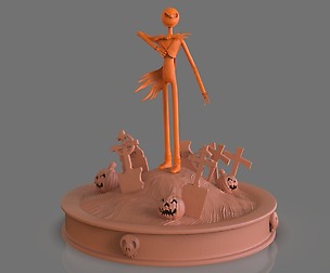 Jack Skellington Sculpture