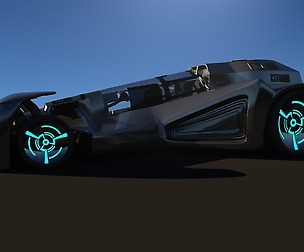 Rally racing car