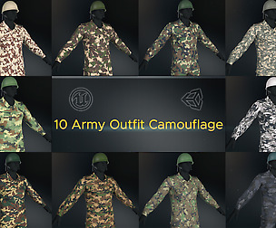 10 Army Outfit Camouflage