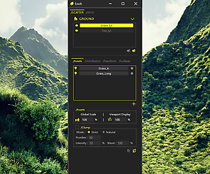 EnvIt - Scattering Script for Maya