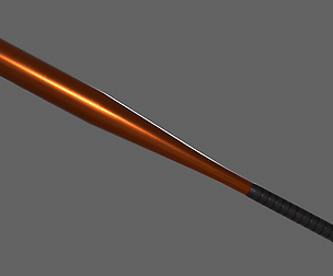 PBR Baseball Bat Orange