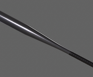 PBR Baseball Bat Steel