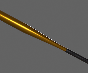 PBR Baseball Bat Yellow