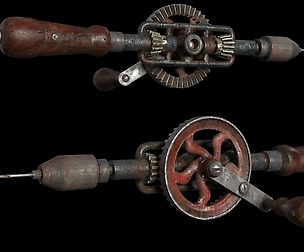 Old Vintage Hand Drill