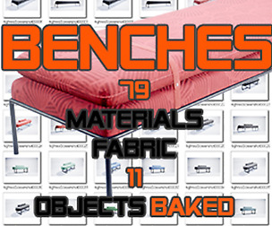 Bed Benches Vol 1 UE4