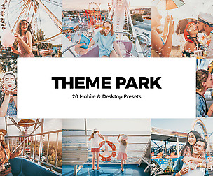 20 Theme Park Lightroom Presets and LUTs