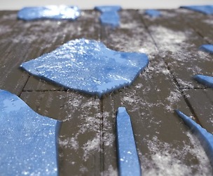 Ice Stylized Planks material