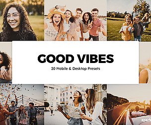20 Good Vibes Lightroom Presets and LUTs