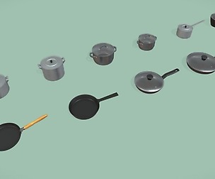 Kitchen Pots and Pans