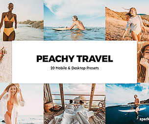 20 Peachy Travel Lightroom Presets and LUTs