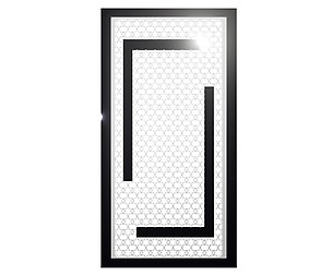 Door Security Screen Star Six Point pattern