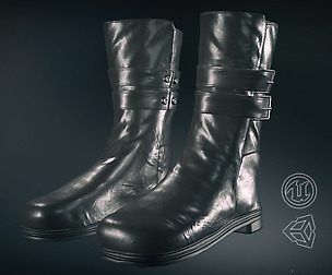 Black Leather Boots 4