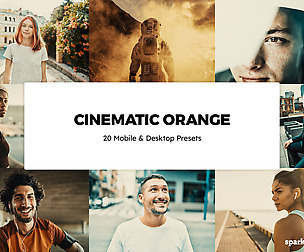 20 Cinematic Orange Lightroom Presets and LUTs