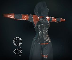 Female Assassin Outfit 1