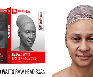 Emarald Watts / Raw 3D Head Scan