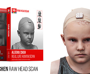 Aleena Chen / Raw 3D Head Scan