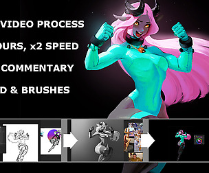 Ram girl - 9 hours full video process