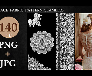 140 LACE FABRIC PATTERN SEAMLESS-vol 1