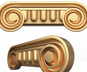 Antique Ionic capital