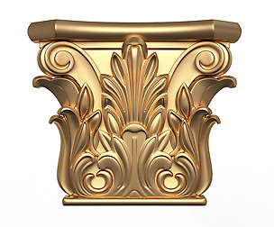 Antique Ionic capital 02