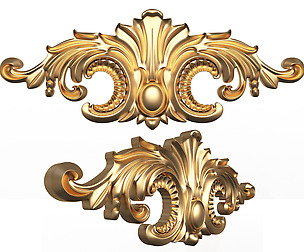Carved Plaster Molding Decoration