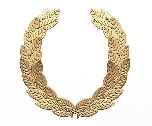 Gold Laurel Wreath