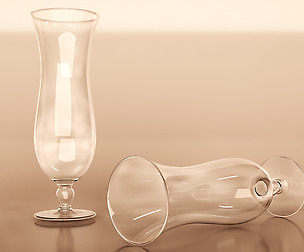 Hurricane Cocktail Glass