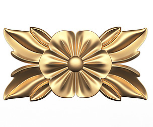 Rosette Carved Decoration CNC 013