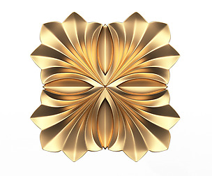 Rosette Carved Decoration CNC 016