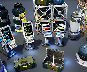 Sci-Fi Props Pack vol. 2
