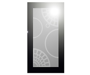 Door Security Screen two moons