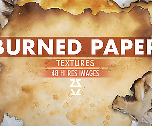 Burned Paper Textures