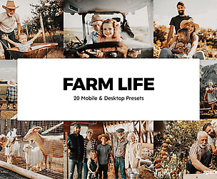 20 Farm Life Lightroom Presets and LUTs