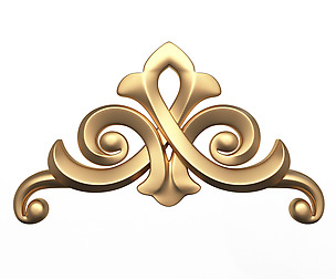 Corner Carved Plaster Molding Decoration 03