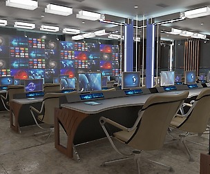 TV Studio Control Room 1