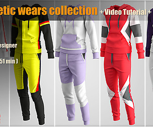 Athletic wears collection + Video Tutorial