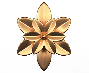 Round Rosette Plaster Molding Decoration